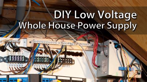 low voltages metal boxes to house power supply|low voltage wiring installation.